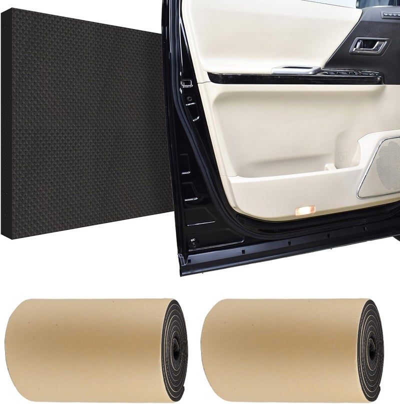 BFXM Garage Wall Protector for Car Doors, Garage Wall Bumper, Waterproof Garage Anti-Collision Strip, 78.74" x 7.87" x 0.23" Self Adhesive EVA Foam for Collision Protection (2 Pack) - Image 1